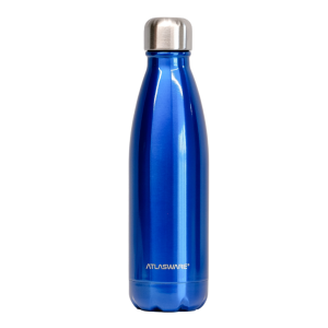 Atlasware 1000ml Stainless Steel Flasks Blue